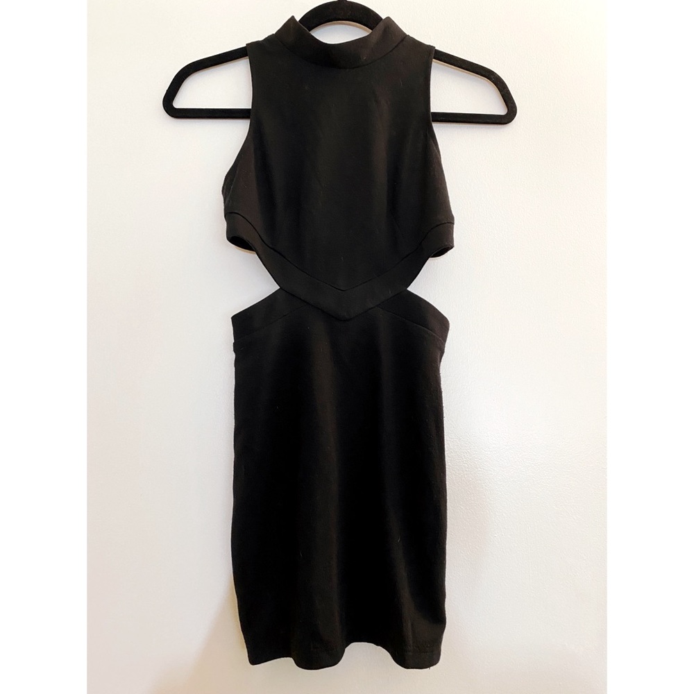 ASOS Black cut-out mini dress, Petite, US 2, UK 6